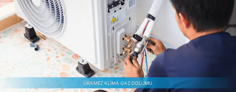 Ürkmez İlçemi Gree Klima Gaz Dolumu